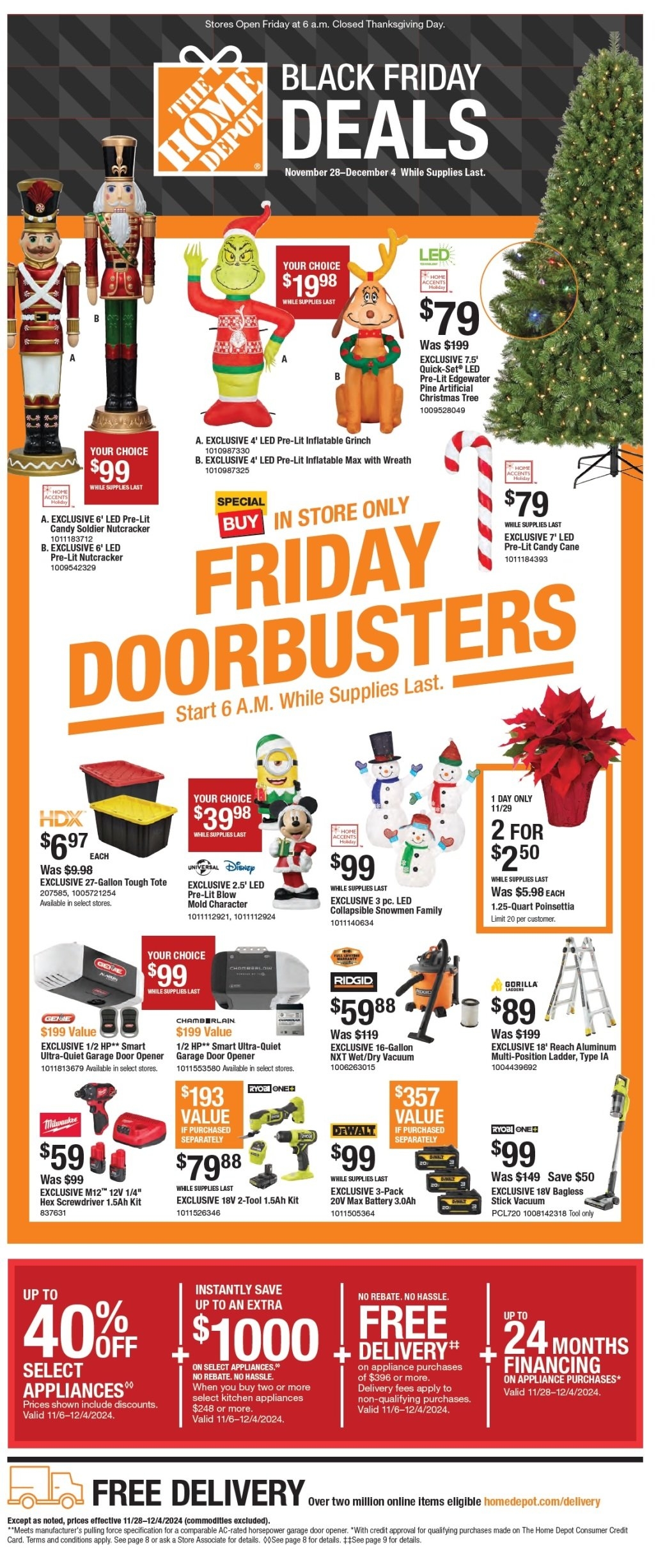 The Home Depot Black Friday 2025 Ad Deals U0026 Store Hours
