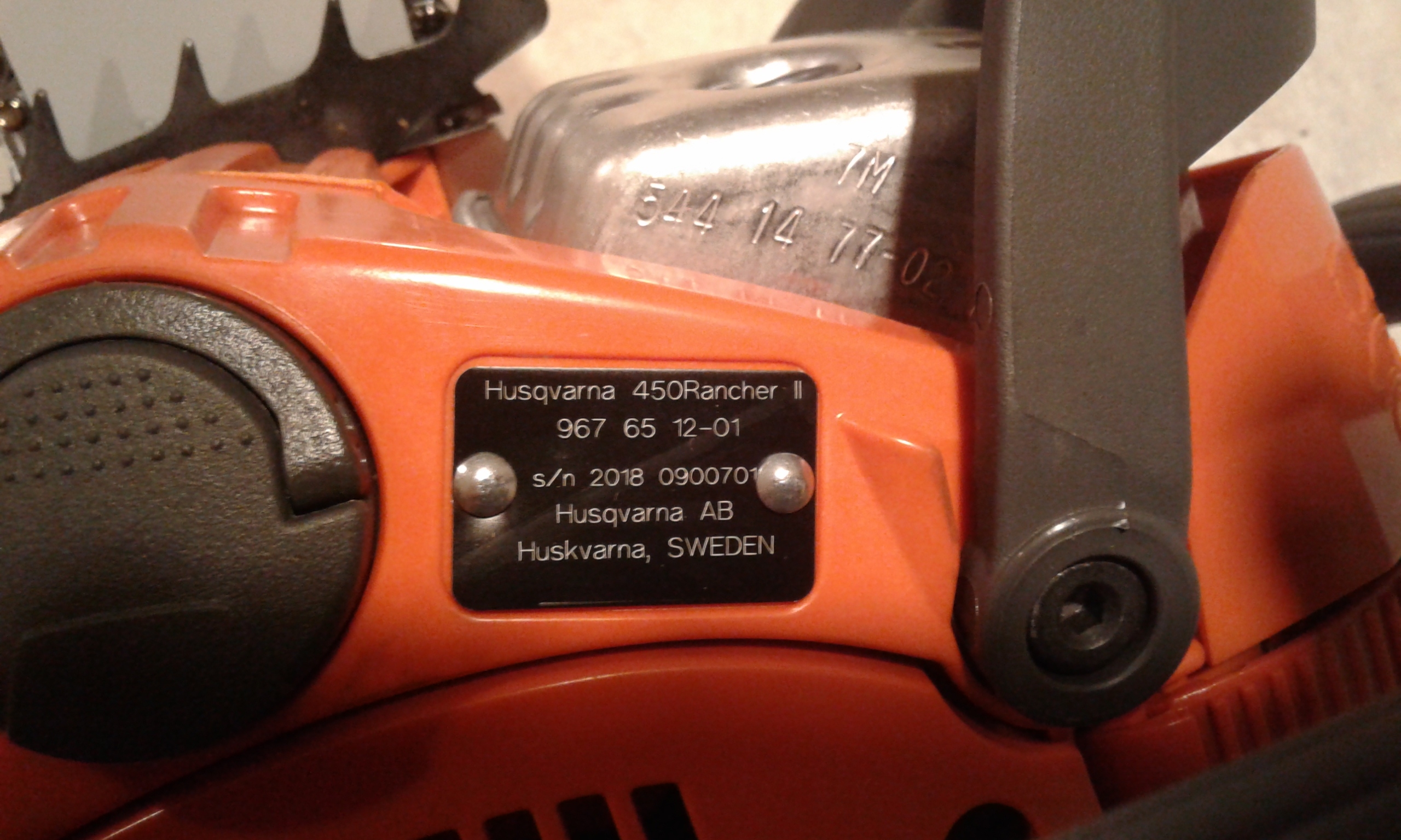 husqvarna chainsaw serial number