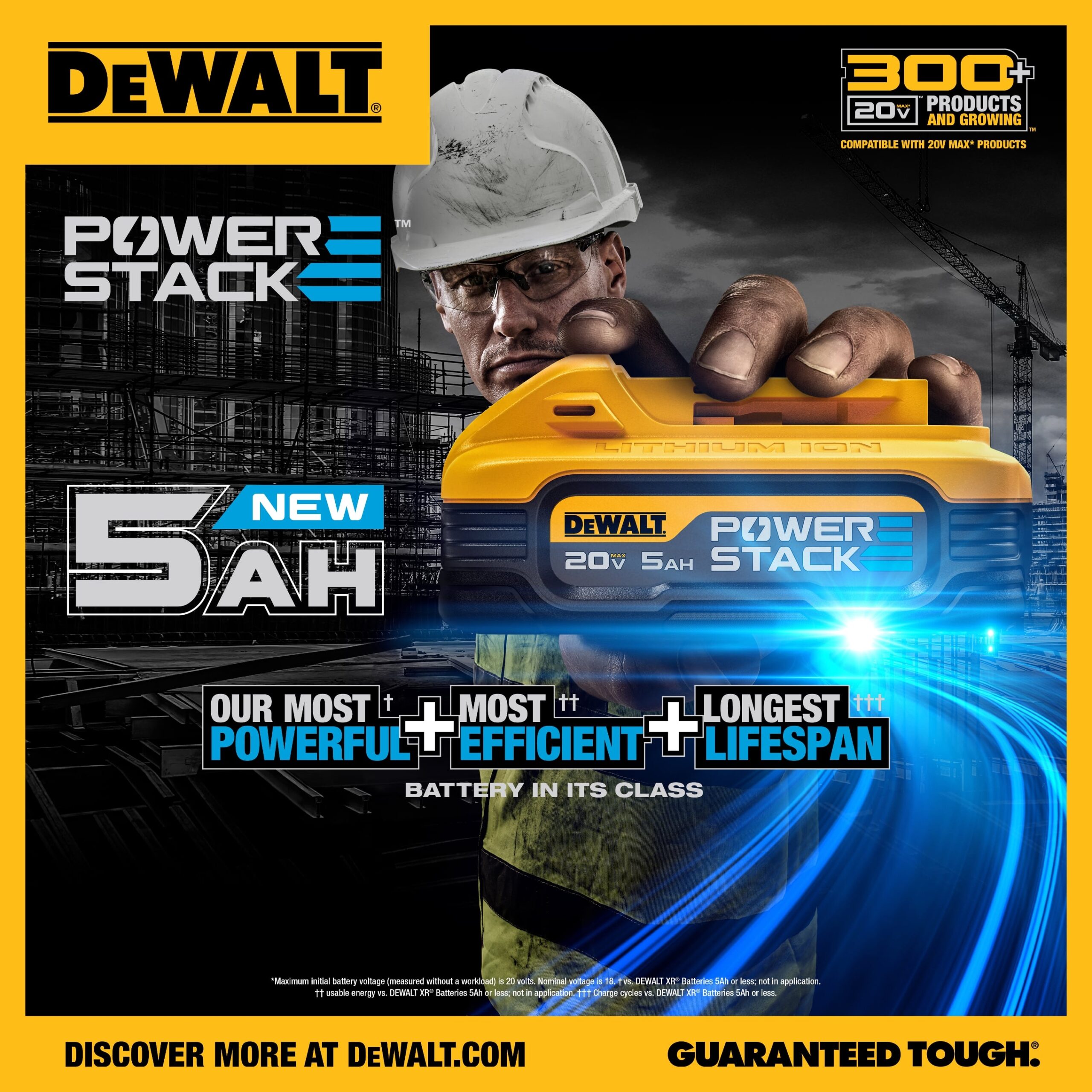 dewalt power stack battery 5ah