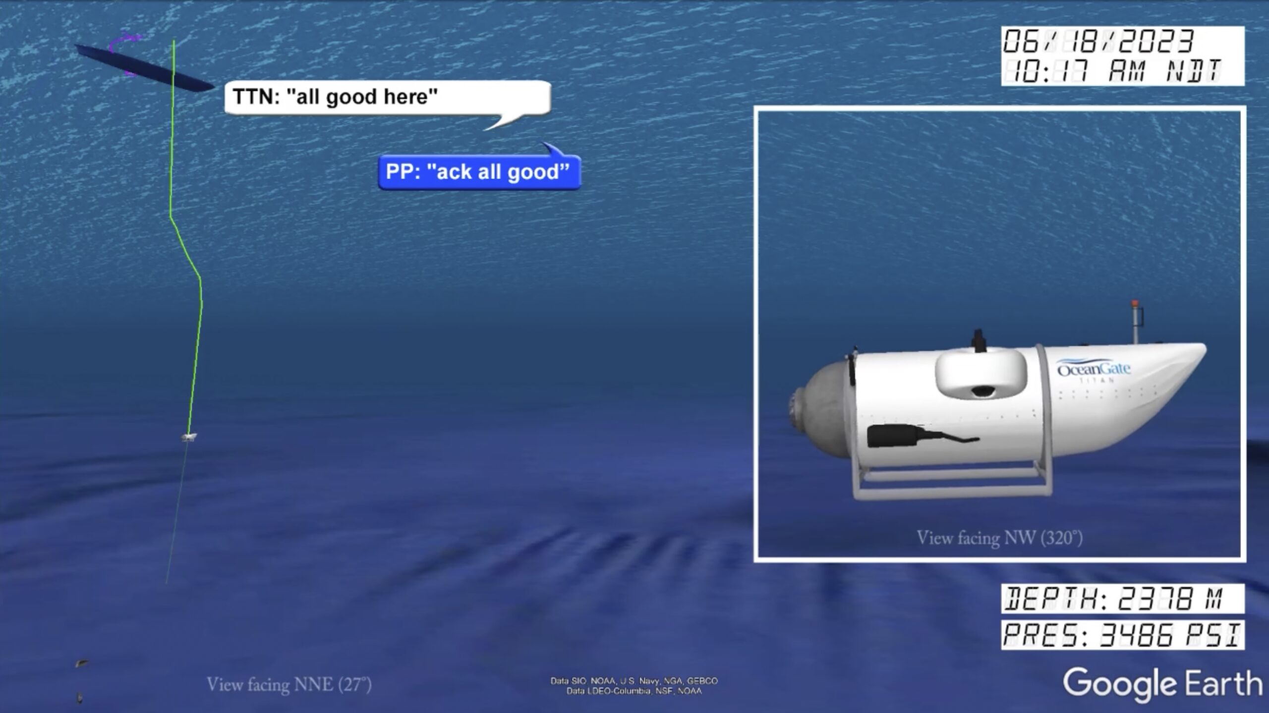 Titan Sub Update As Footage Shows Moment Wreck Discovered Newsweek
