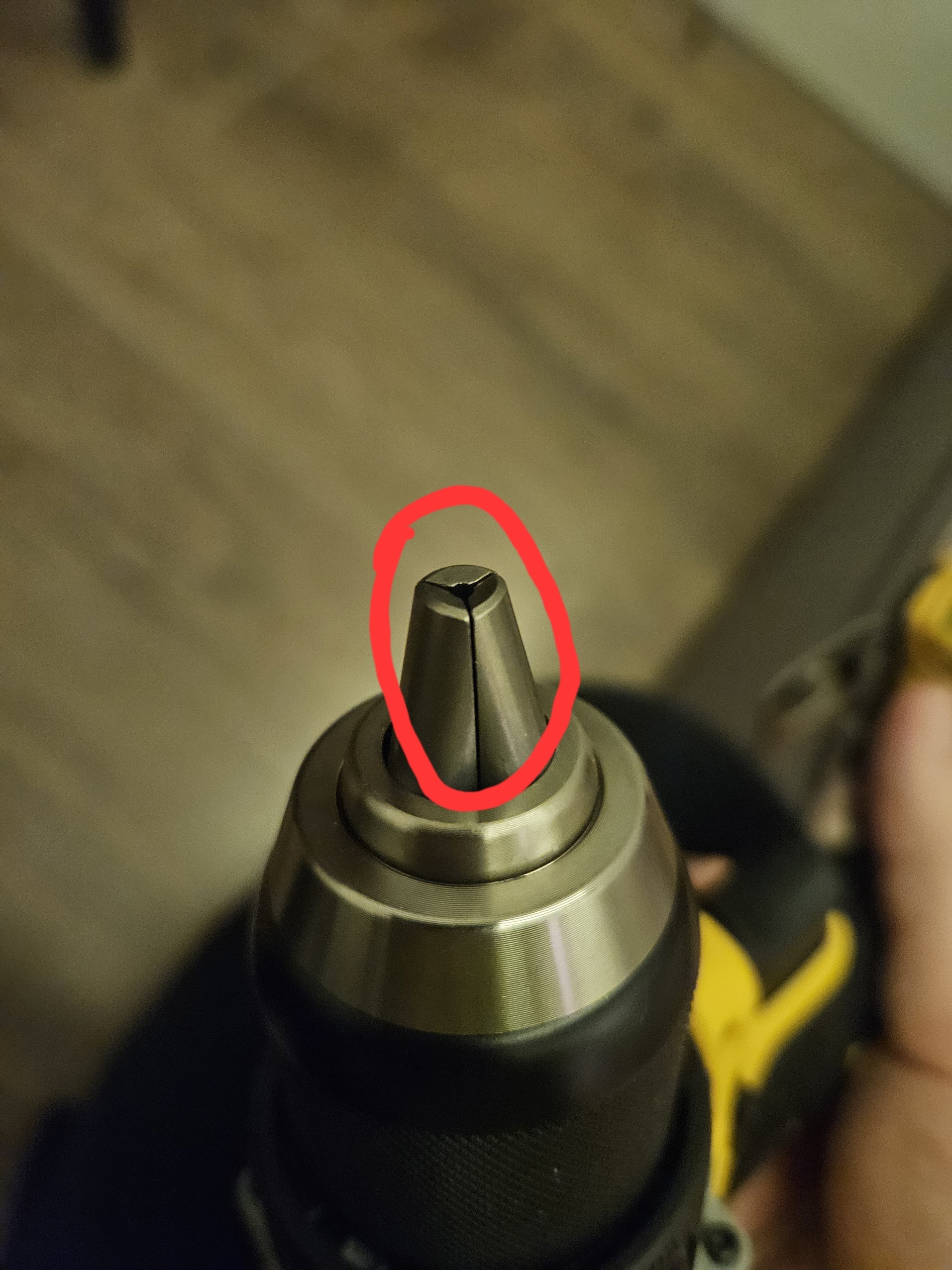 Tools DeWalt Cordless Drill Chuck Jaws Slightly Misaligned Home Improvement Stack Exchange