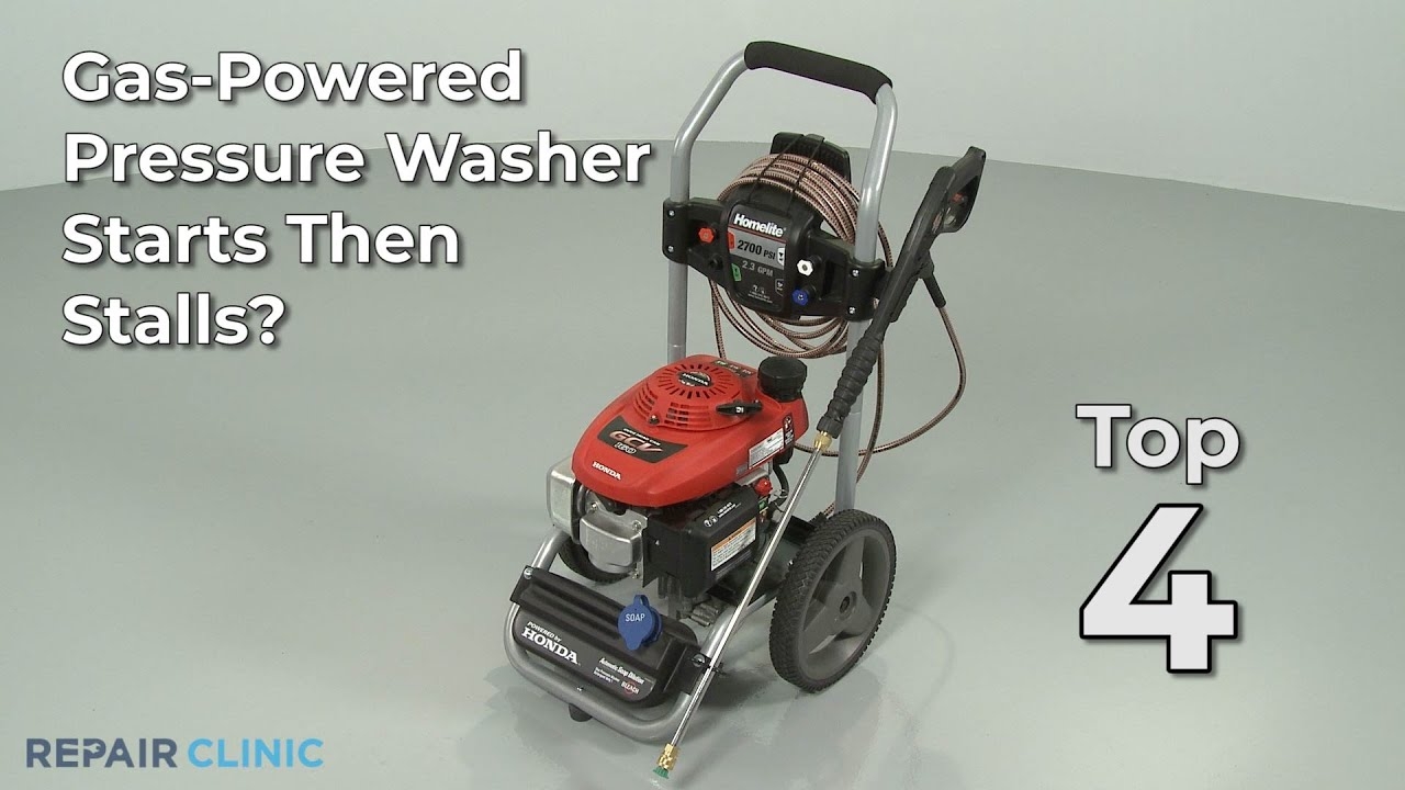 Top Reasons Pressure Washer Starts Then Stalls Pressure Washer Troubleshooting YouTube