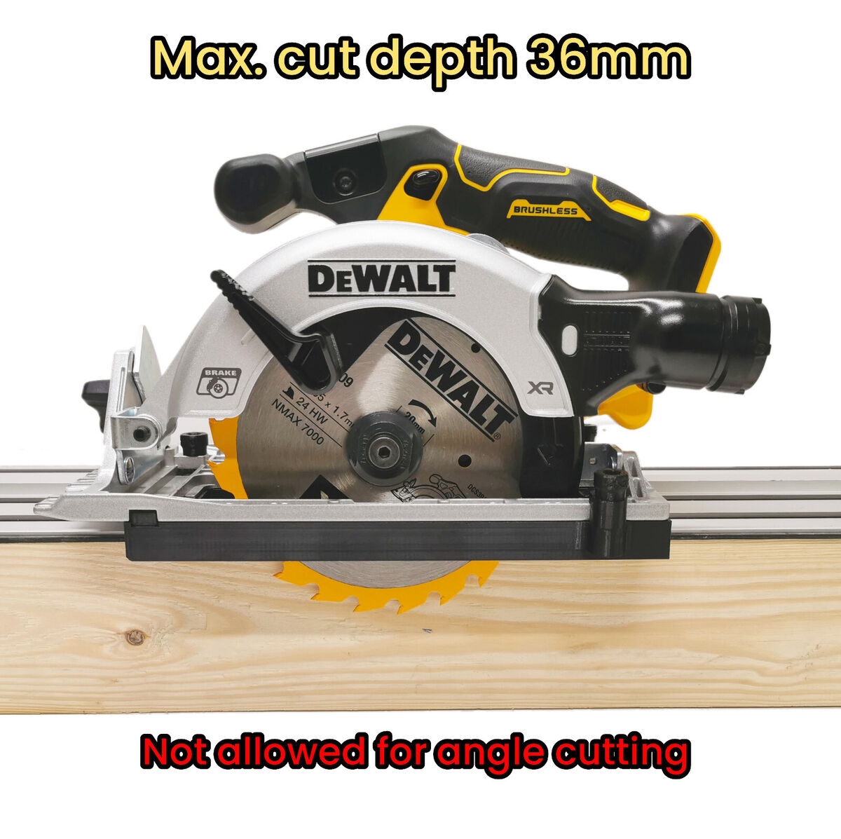 Track Saw Dewalt Cordless Dewalt DCS391 DCS565 Adaptor Base 