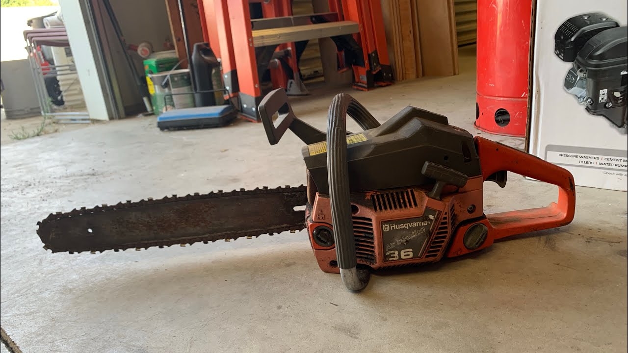 Trash Find Husqvarna 36 Chainsaw Part 1 YouTube