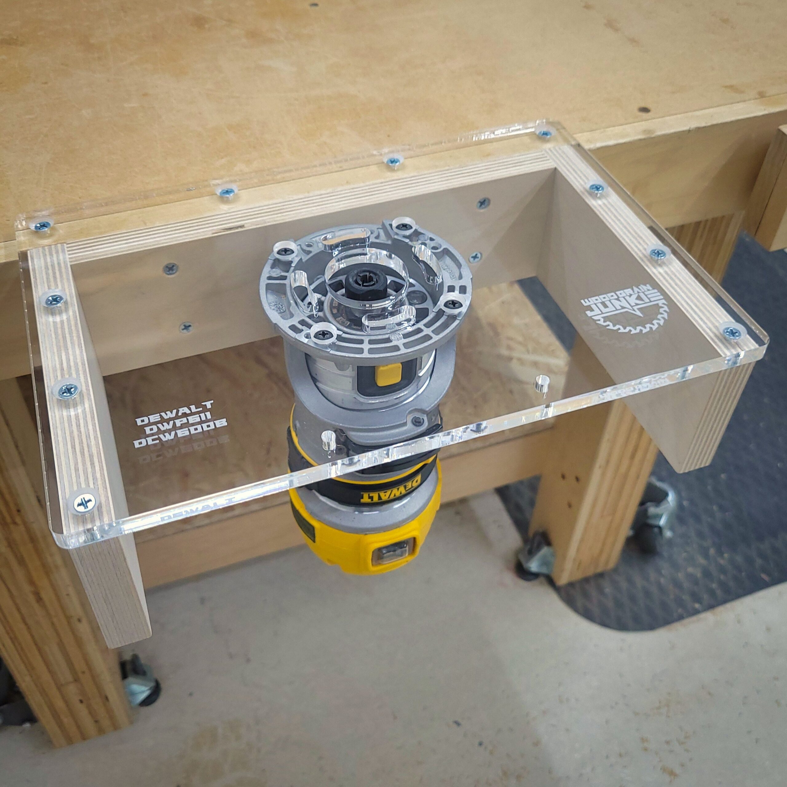 Trim Router Table Plate 12x8 Acrylic Fits Dewalt Bosch Makita Etsy