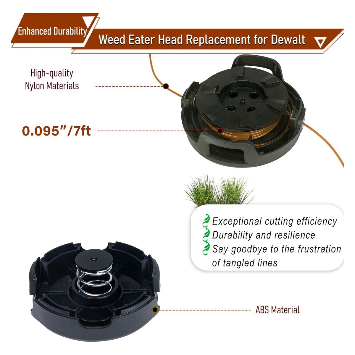 Trimmer Head For Dewalt 20v 60v Cordless String Trimmer DCST922 DCST990 Etc EBay