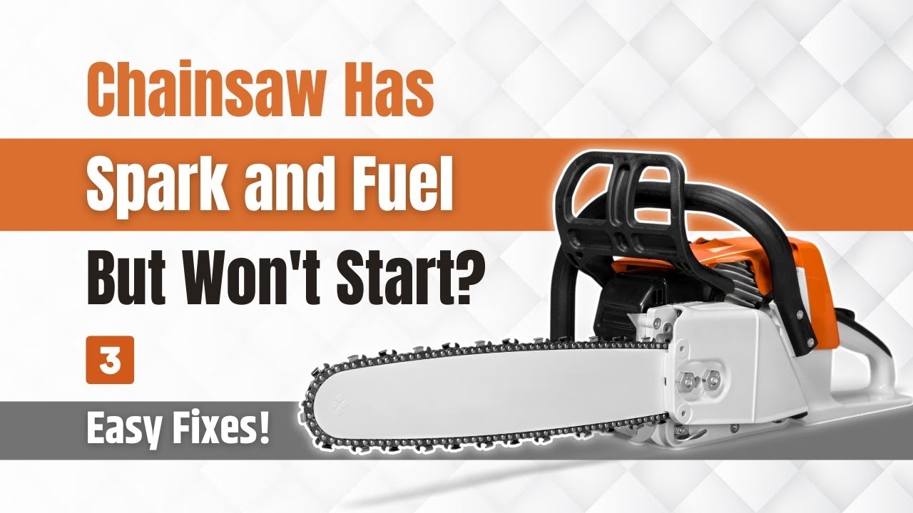 husqvarna chainsaw won't start