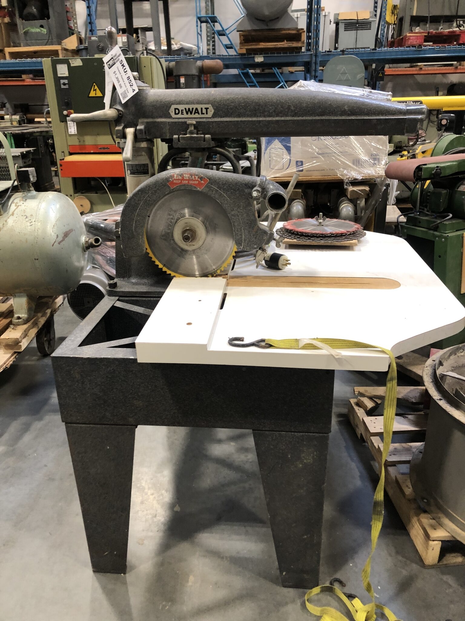 Used Dewalt Radial Arm Saw Coast Machinery Group