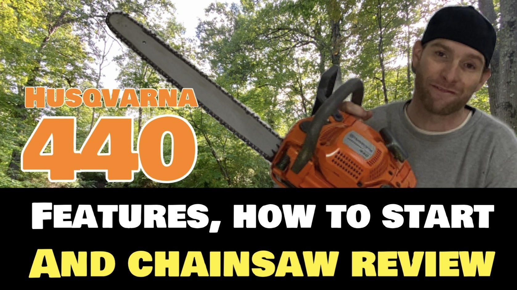 Watch Husqvarna 440 Chainsaw Features How To Start Review On Amazon Live