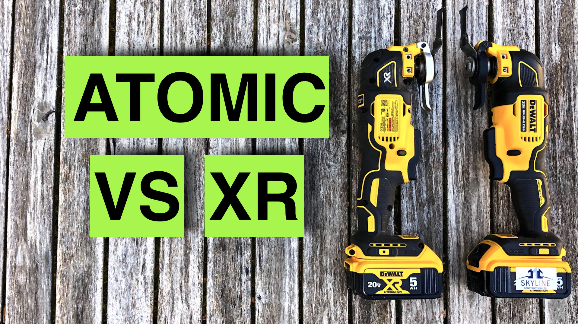 Watch What s The Diff Dewalt Atomic Oscillating Multi Tool Vs XR On Amazon Live