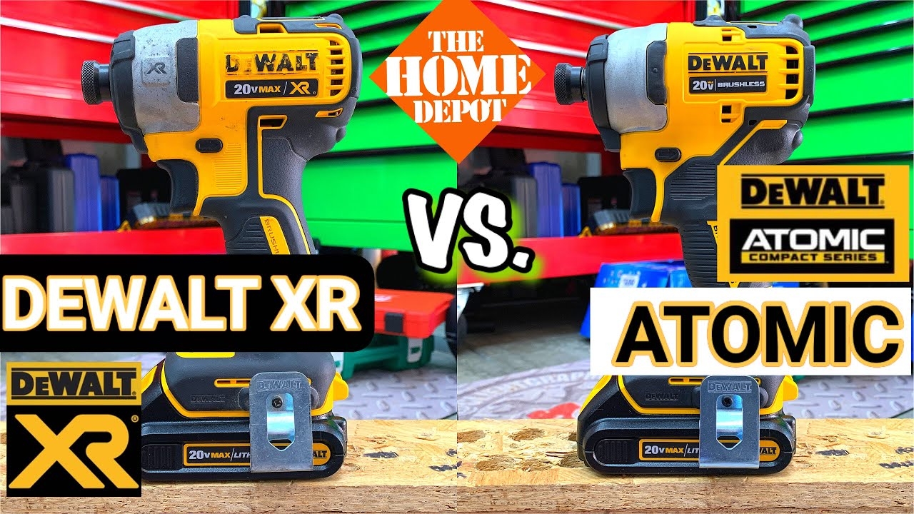 What Is The DeWALT Difference Atomic Vs XR Home Depot Sales YouTube