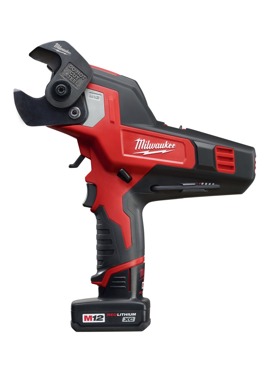 White Cap Milwaukee 12V Cordless M12 600 Mcm Cable Cutter Kit