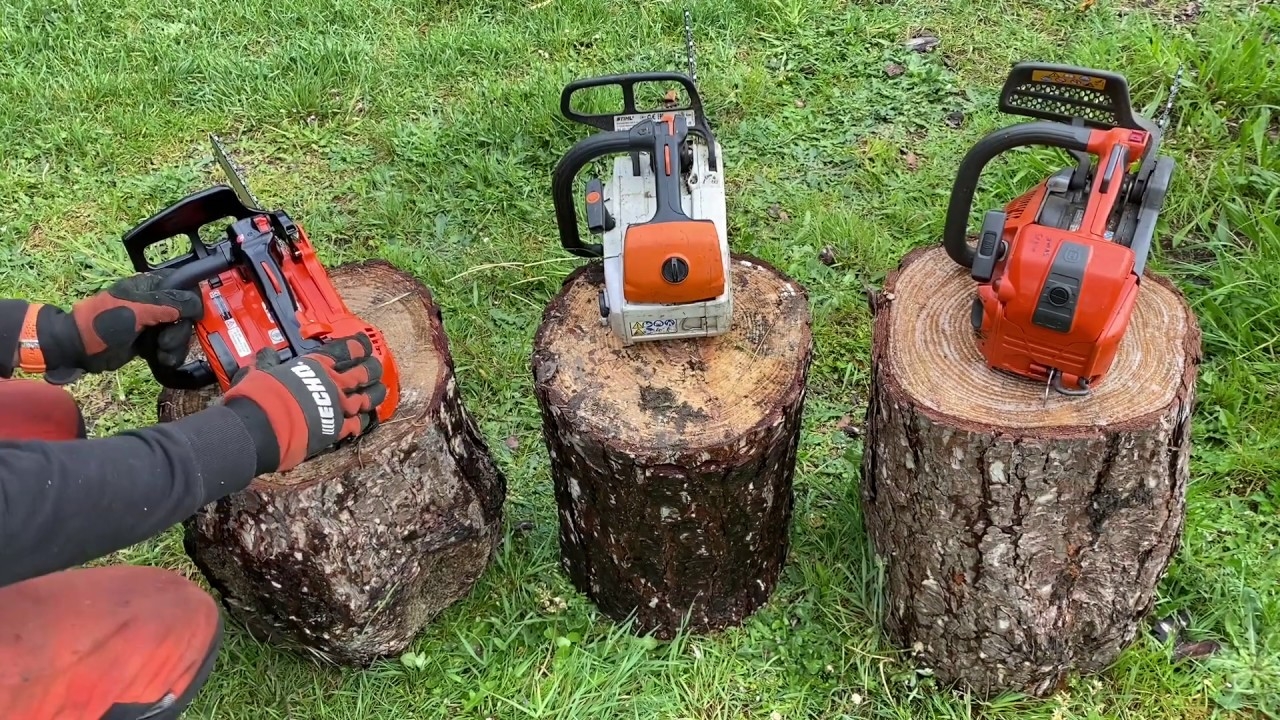echo vs stihl vs husqvarna chainsaw