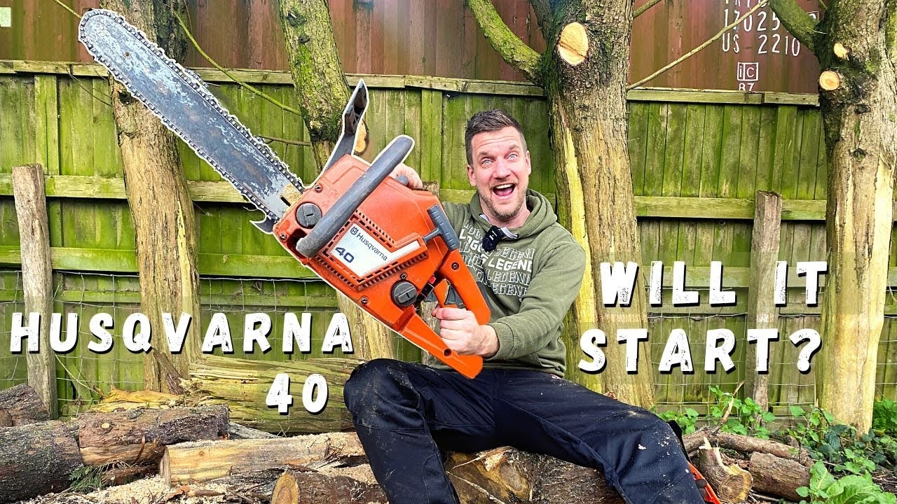 WILL IT START Resurrecting A Retro Husqvarna 40 Chainsaw YouTube