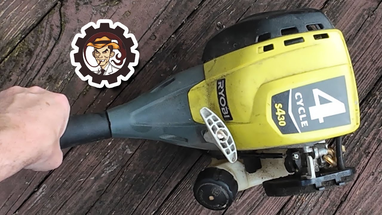 WON T STAY RUNNING Ryobi S430 4 Cycle Trimmer YouTube
