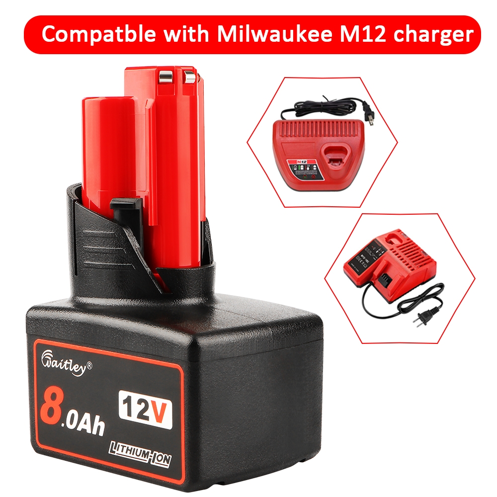 WTL M12 8 0Ah Power Tool Battery Shenzhen City Waitley Power Co LTD
