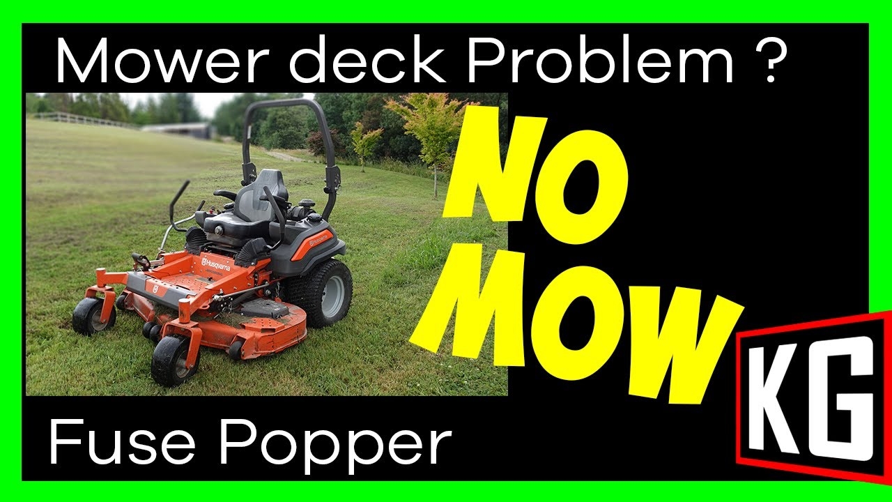 Zero Turn Mower Fuse Clutch Problem PART 1 YouTube
