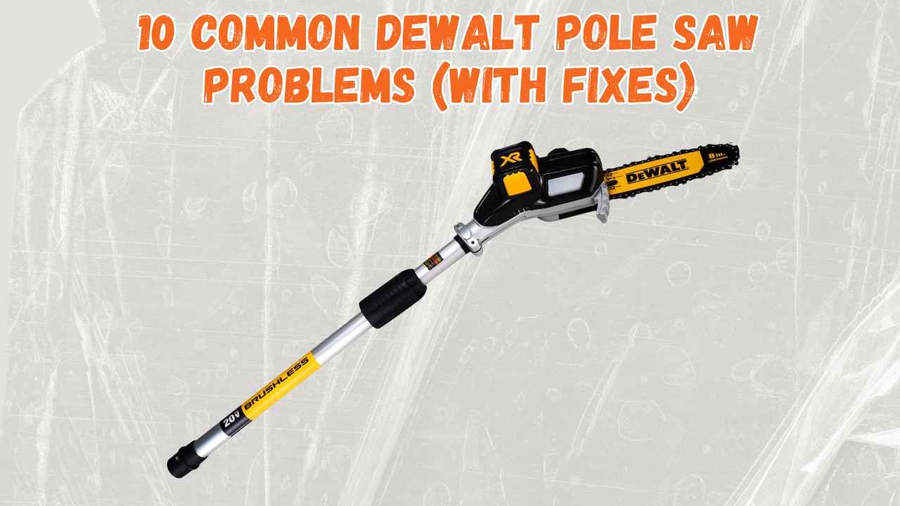 10 Common Dewalt Pole Saw Problems With Fixes Rancherexpert