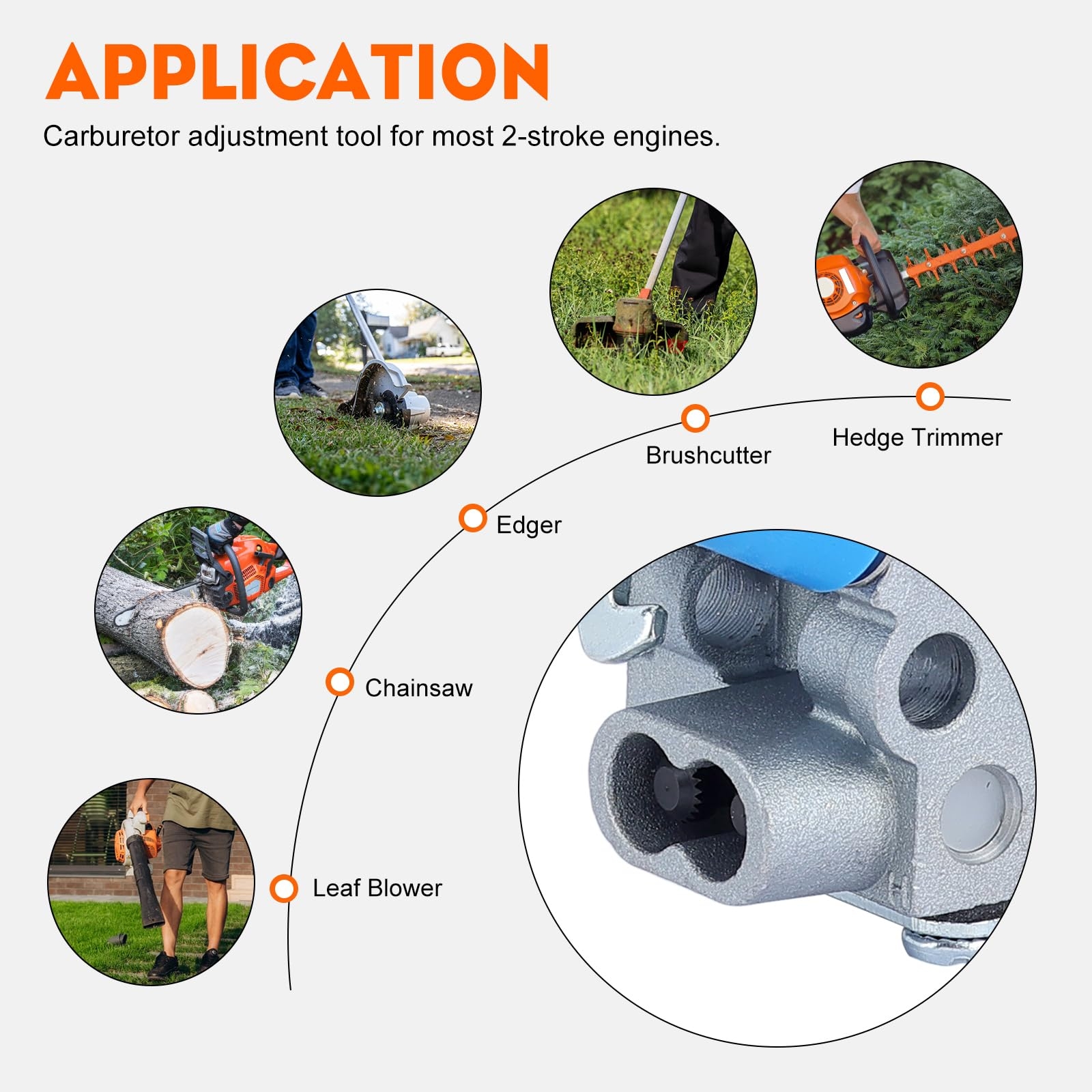 Amazon Hipa Carburetor Adjustment Tool Screwdriver 530035560 For 2 Cycle Poulan Homelite STHIL Husqvarna Echo Chainsaw Trimmer Lawn Mower Edger Husqvarna Adjustment Tool Patio Lawn Garden