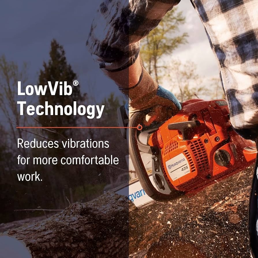 Amazon Husqvarna 435 Gas Chainsaw 40 cc 2 2 HP 2 Cycle X Torq Engine 16 Inch Chainsaw With Smart Start For Wood Cutting And Tree Trimming 970612116 Patio Lawn Garden