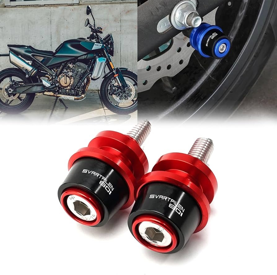 Amazon Suitable For SVARTPILEN 801 Svartpilen 801 2024 CNC Aluminum Alloy Rocker Slider With Slider Bracket Screw Motorcycle Accessories Red Type B Automotive