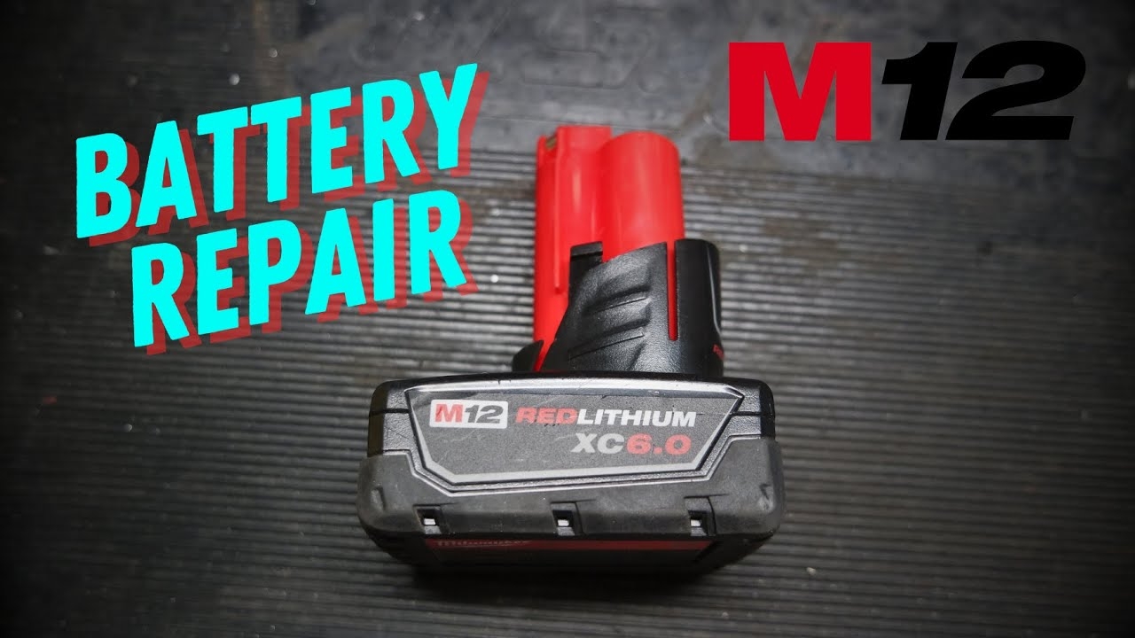 Can We Fix This Damaged Milwaukee M12 6 0 Battery YouTube