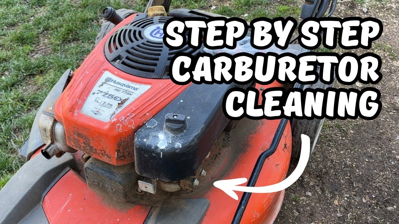 Carburetor Removal Cleaning Install Briggs Stratton 775EX Series Husqvarna HU775H YouTube