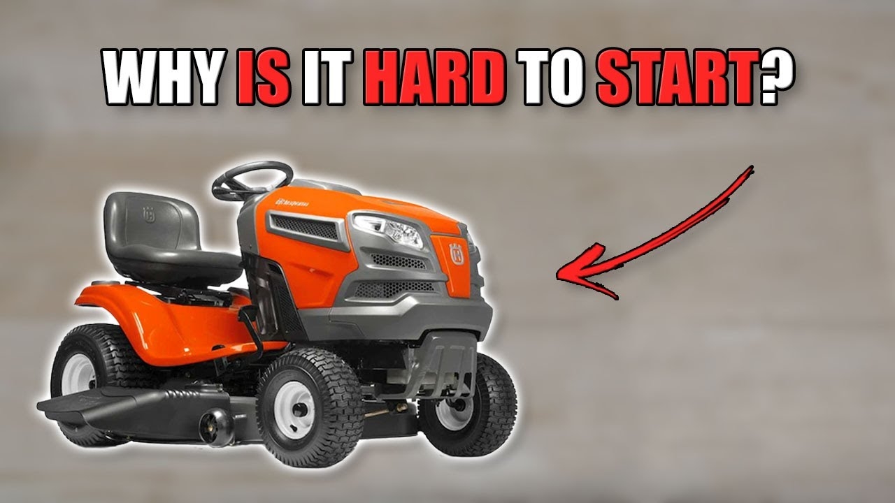 Diagnosing A Husqvarna Riding Mower That s Hard To Start YouTube
