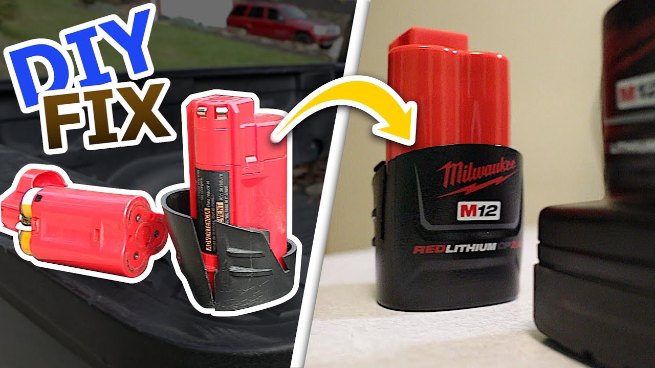 DIY Milwaukee M12 Battery Fix YouTube
