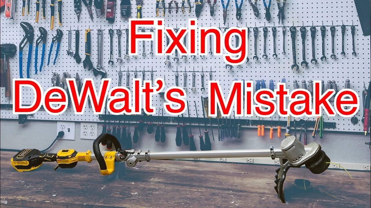 Fixing The DeWalt String Trimmer Problem That Makes It Unusable YouTube Fixing The DeWalt String Trimmer Problem That Makes It Unusable YouTube