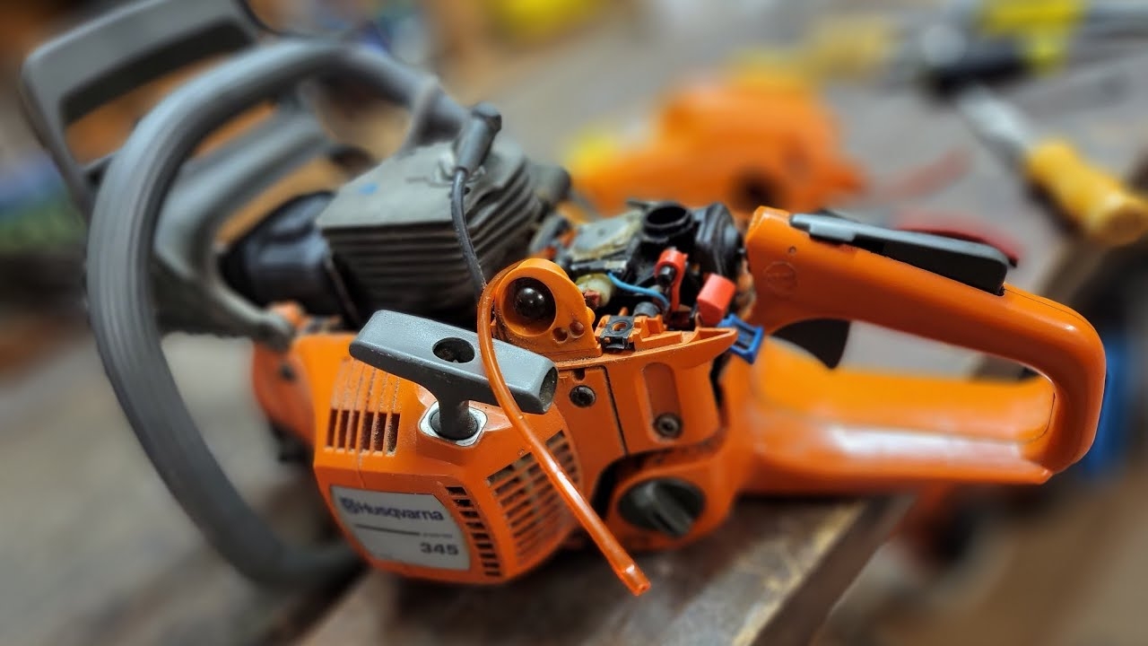 Gas Line Replacement Husqvarna 345 YouTube