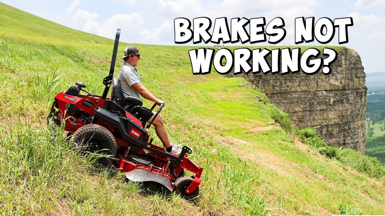 How To Adjust Brakes On Zero Turn Riding Lawn Mower YouTube