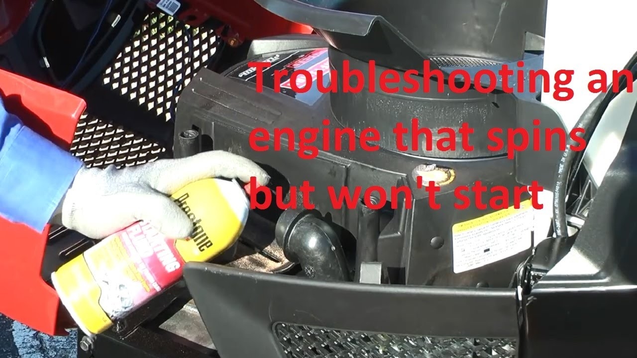 How To Fix A Riding Mower When The Engine Cranks But Won t Start YouTube