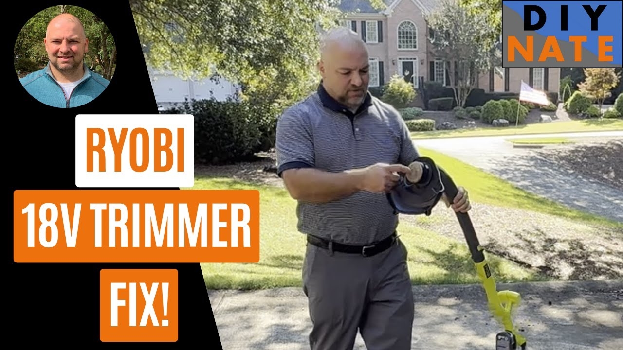 How To Fix Ryobi String Trimmer Auto Advance Issue Slider Assembly Spring Repair 18V 40V YouTube