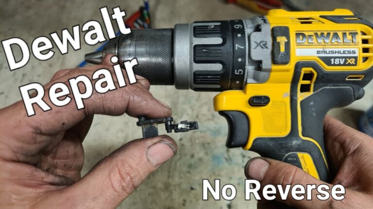 How To Repair A Dewalt DCD796 Drill That Won t Go Into Reverse Switch Repair YouTube