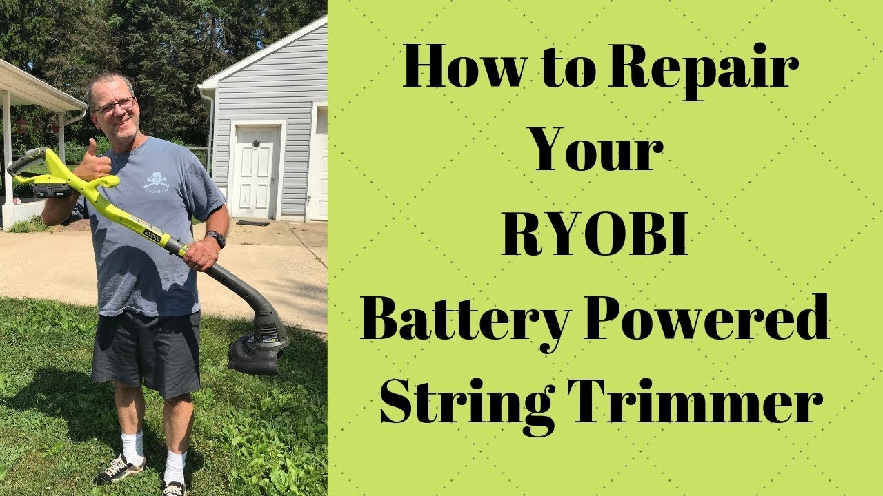 How To Repair Your 18v Ryobi String Trimmer YouTube