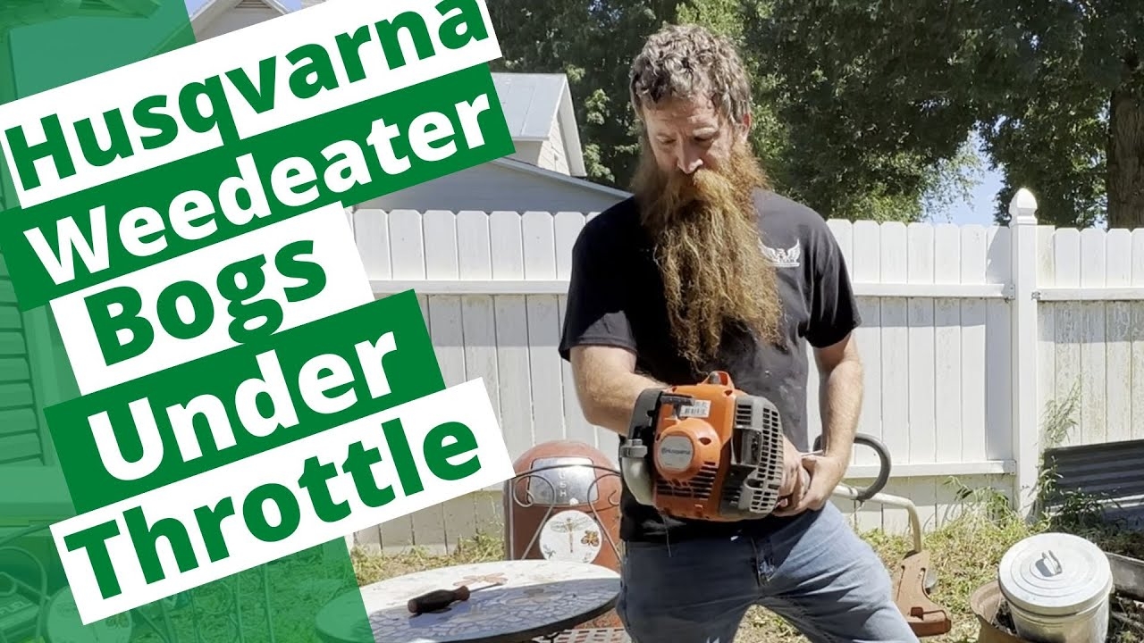 Husqvarna 122c Bogs Down Under Throttle Easy Fix Weed Eater Wont Throttle Up YouTube