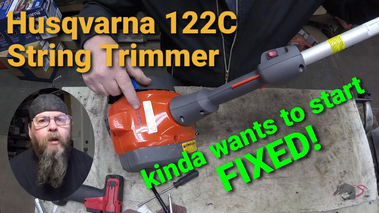 Husqvarna 122C String Trimmer Won t Start Fixed YouTube