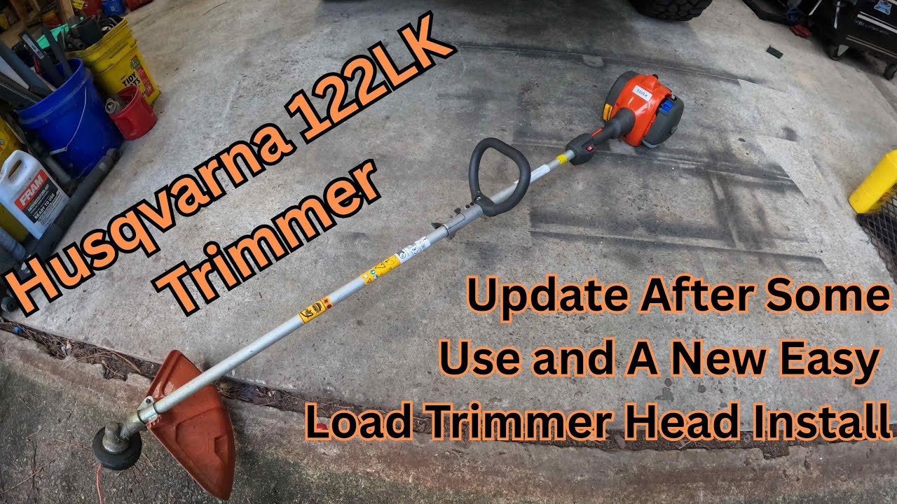 Husqvarna 122LK Trimmer Update And New Easy Load Head Install YouTube