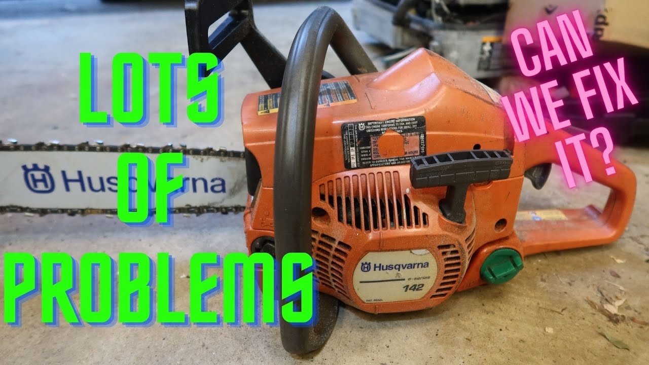 Husqvarna 142 LOTS Of Problems On This Chainsaw Easy Fix YouTube