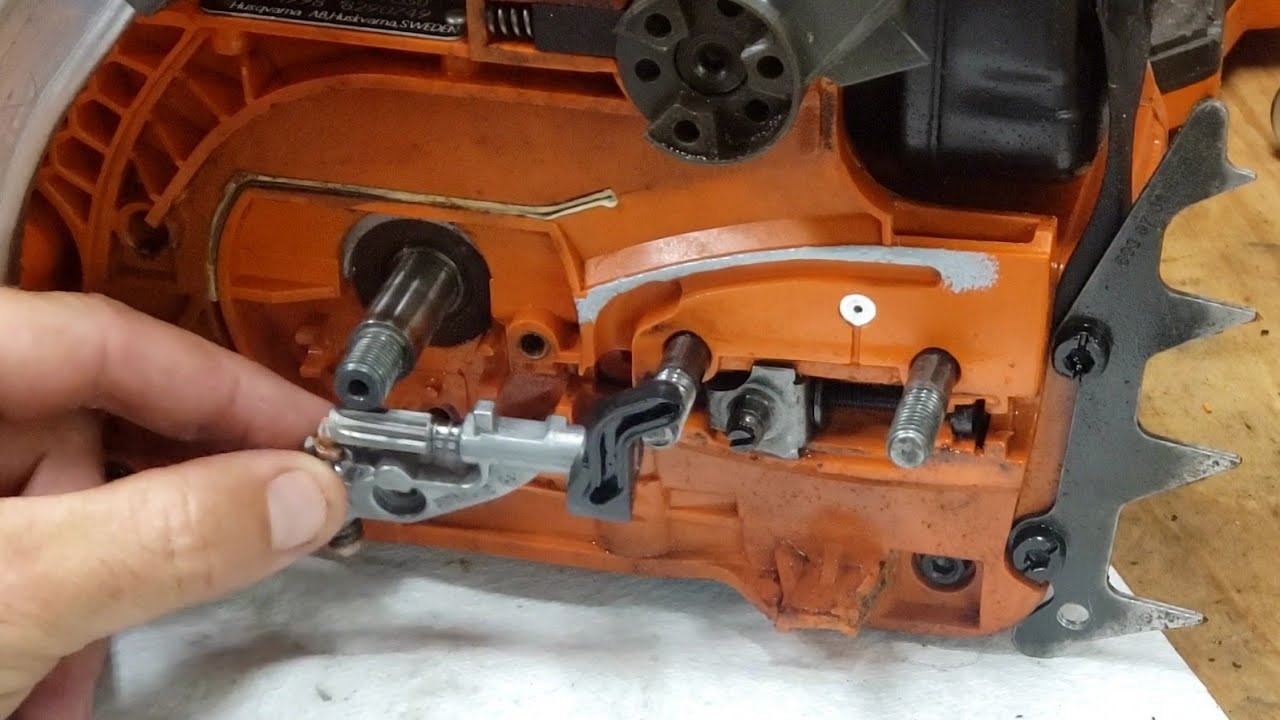 Husqvarna 350 Chainsaw Oil Pump Modification For Increased Flow YouTube Husqvarna 350 Chainsaw Oil Pump Modification For Increased Flow YouTube