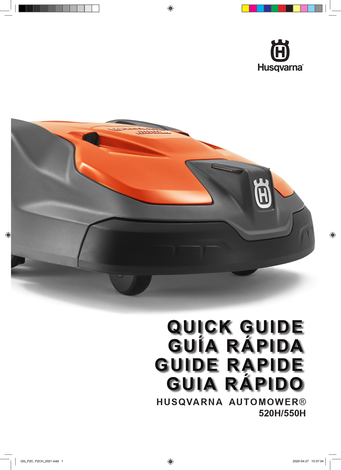 Husqvarna 520H Robotic Lawn Mowers Instructions