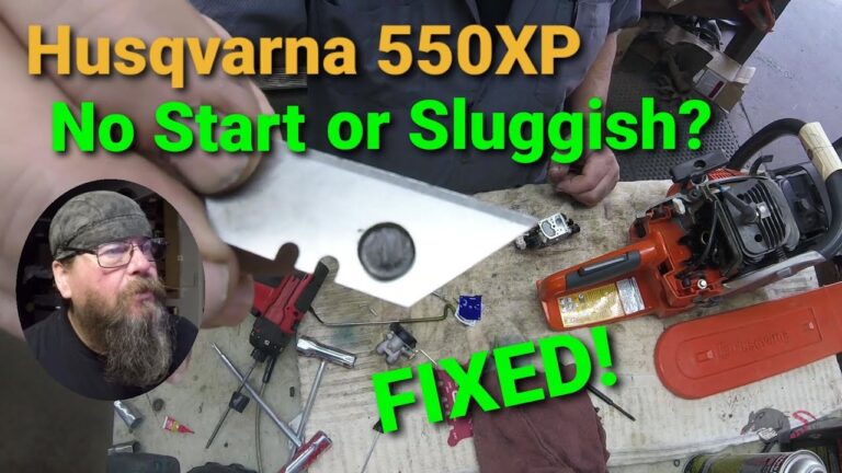 Husqvarna 550XP No Start Or Sluggish Fixed YouTube
