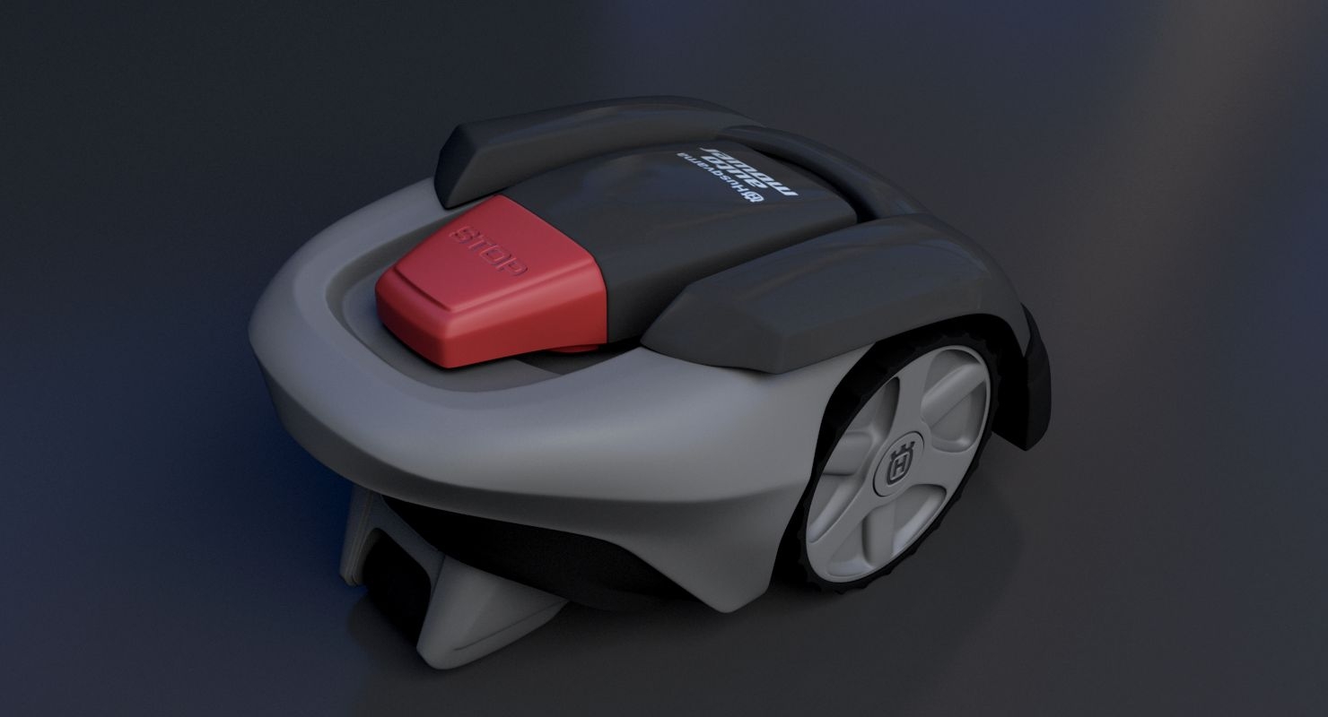 Husqvarna Automower 305 Robot 3D Model 39 obj max Free3D