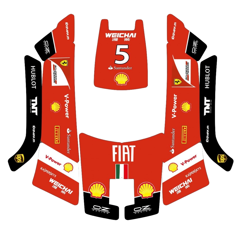 Husqvarna Automower Decal Skin F1 Scuderia Edition Sims Garden Machinery