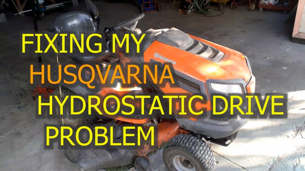 HUSQVARNA Hydrostatic Slow Or No Reverse Jerky Forward 5 Possible Causes including My Fix YouTube