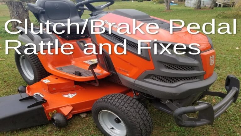 Husqvarna Lawn Mower Tractor Brake Clutch Rattle Vibration Noise Forensic Analysis And Fix YouTube