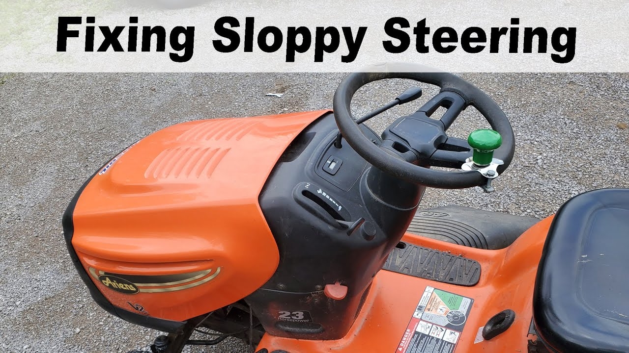 Husqvarna Or Ariens Steering Bushing Replacement Fixing Loose Steering YouTube