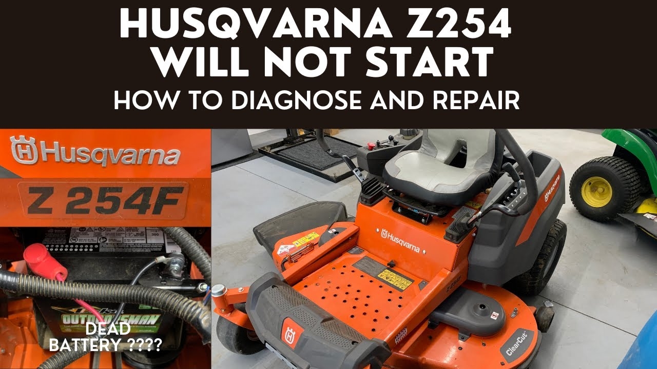 Husqvarna Z254 Will Not Start YouTube Husqvarna Z254 Will Not Start YouTube