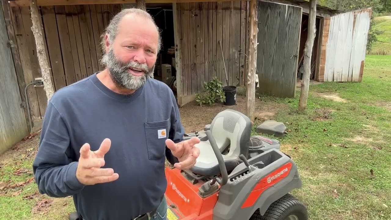 Husqvarna Z254F Mower Parking Break Issue YouTube